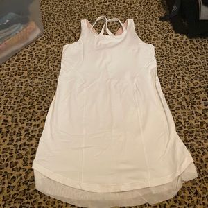 Ivivva Size 12 White Tennis Dress EUC